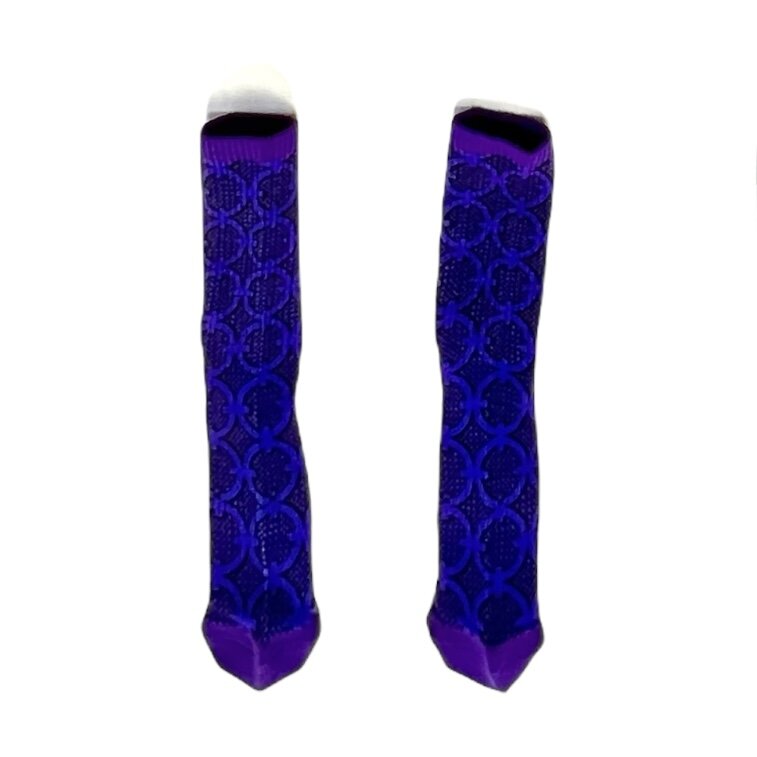DMDE AMETHYST MONOGRAM COTTON SOCKS