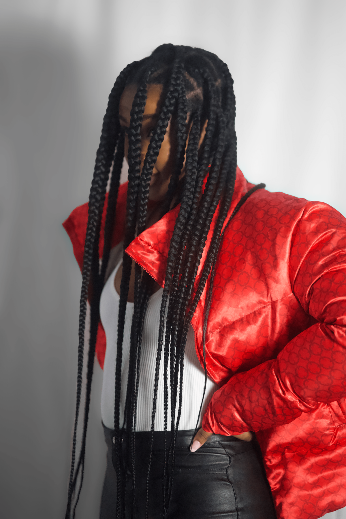 DMDE RUBY MONOGRAM PUFFER JACKET