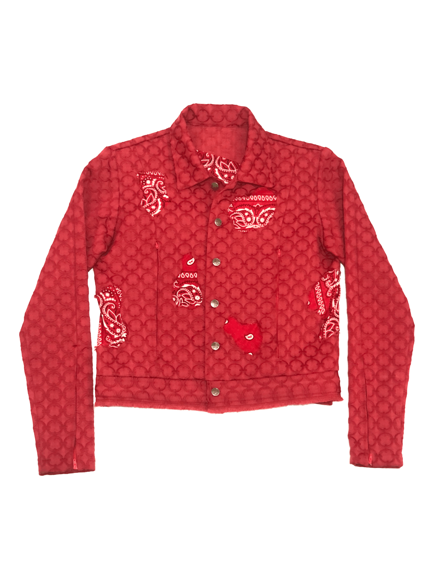 DMDE RUBY MONOGRAM PATCHWORK JACKET