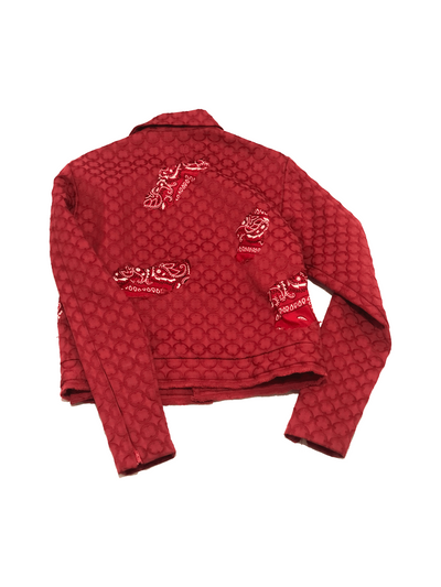 DMDE RUBY MONOGRAM PATCHWORK JACKET