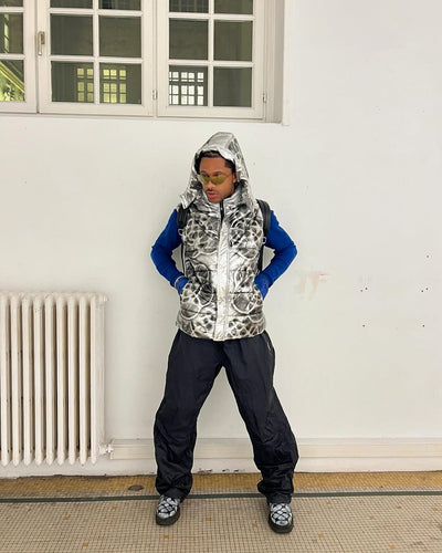 LUMIÈRE SILVER NYLON VEST [1/1]